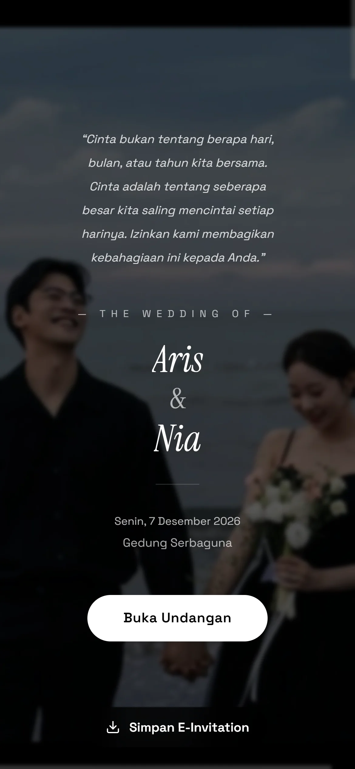 Animasi Cover Langsung Berjalan