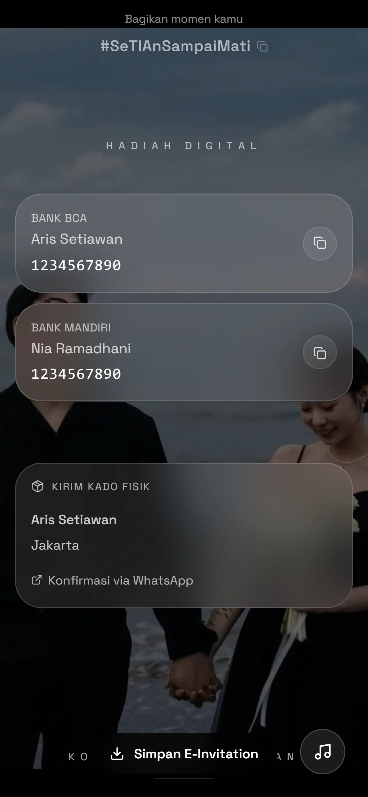 Amplop Digital + Kirim Hadiah Fisik
